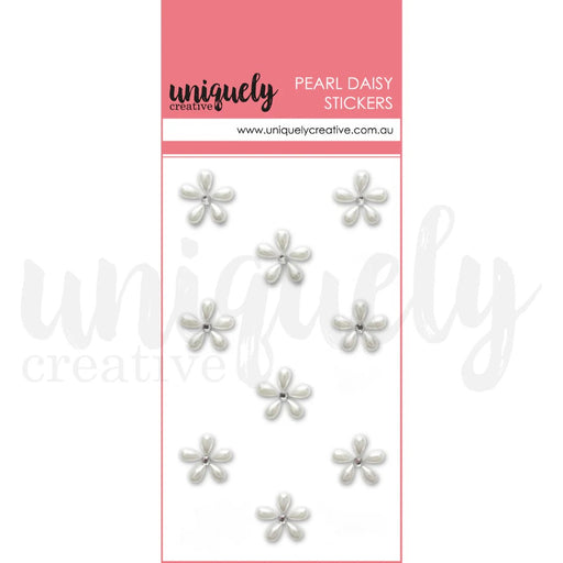 UNIQUELY CREATIVE PEARL POSY STICKERS DAISY - UCE2024