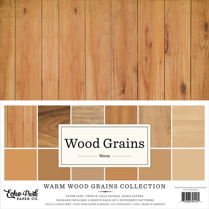 ECHO PARK WARM WOOD COLLECTION 12X12 KIT -WWG390016