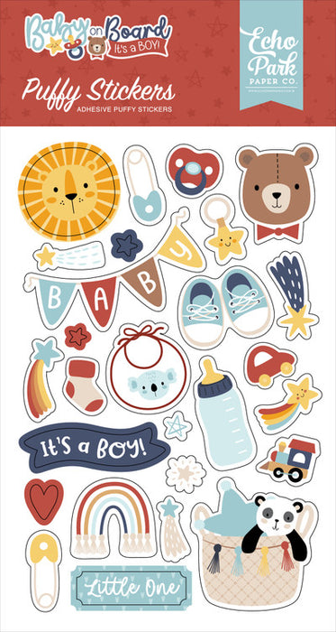 ECHO PARK BABY ON BOARD BOY PUFFY Y STICKERS -BOB415066