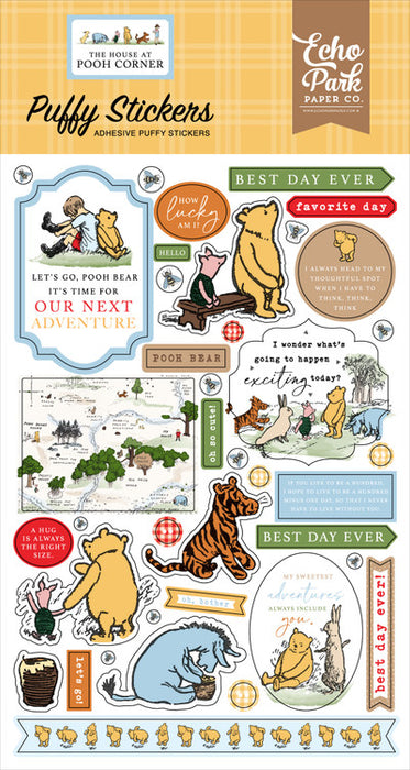 ECHO PARK THE HOUSE OF POOH CORNER PUFFY STICKER - HPC420066
