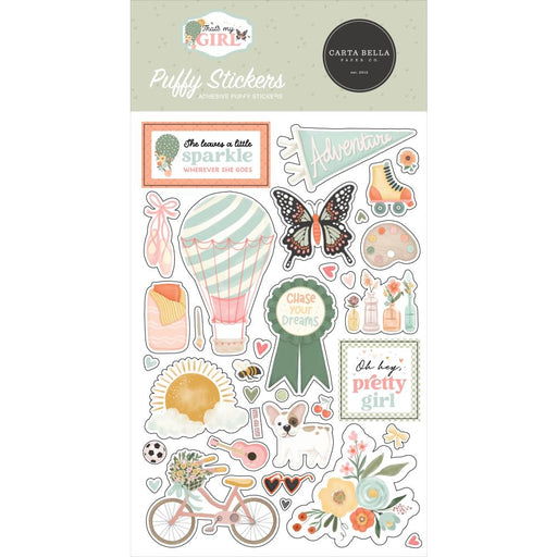 CARTA BELLA THAT’S MY GIRL PUFFY STICKERS -CBG418066