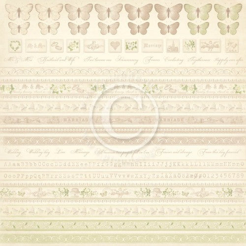 PION 12X12 VINTAGE WEDDING BORDERS - PD5910F