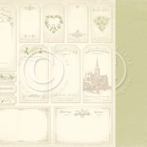 PION 12X12 VINTAGE WEDDING TAGS - PD5912F