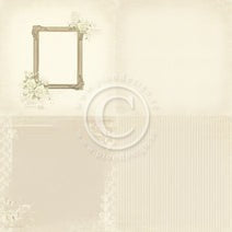 PION 12X12 VINTAGE WEDDING PHOTO FRAME 6X6 - PD6001F