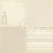 PION 12X12 VINTAGE WEDDING HERE COMES BRIDE 6X6 - PD6005F