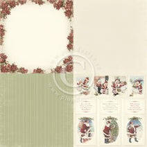 PION 12X12 CHRISTMAS IN NORWAY POINSETTIA 6X6 - PD6504F