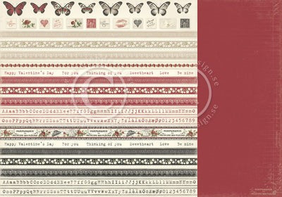 PION 12X12 TO MY VALENTINE BORDERS - PD6810F