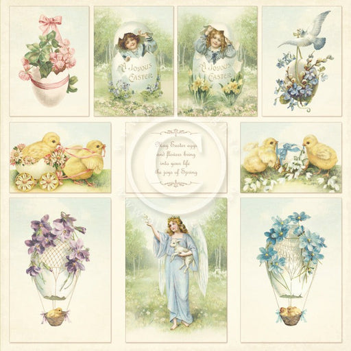 PION 12X12 EASTER GREETINGS IMAGES FROM PAST - PD1614F
