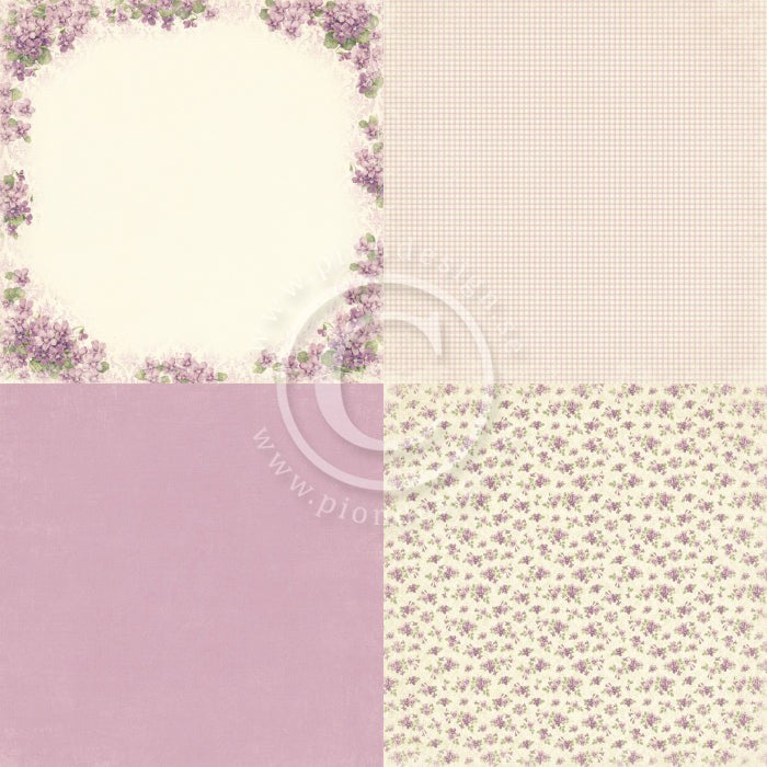 PION 6X6 EASTER GREETINGS VOILET - PD7105F