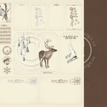 PION12X12 GREETINGS NORTH POLE TAGS - PD7612F