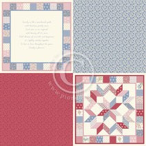 PION 12 X12 PATCHWORK OF LIFE 6 X 6 FAMILY QUILT - PD9304F