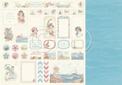 PION 12 X12 SEASIDE STORIES CUT OUTS - PD16012F