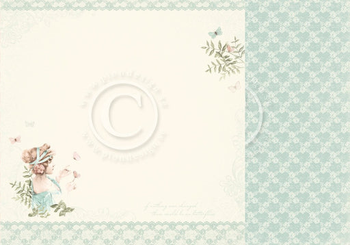 PION 12 X12 LIFE IS PEACHY BUTTERFLY CHARMER - PD18003F