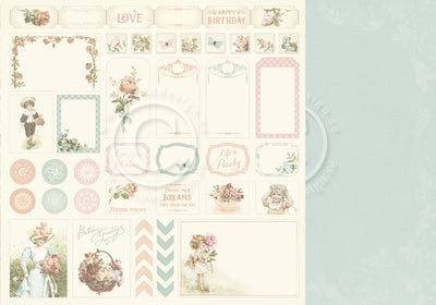 PION 12 X12 LIFE IS PEACHY CUT OUTS - PD18012F