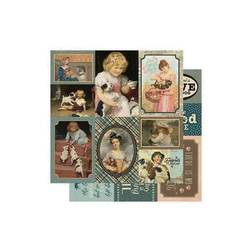 AUTHENTIQUE 12X12 PAPER PUREBRED EIGHT - PUR12-008