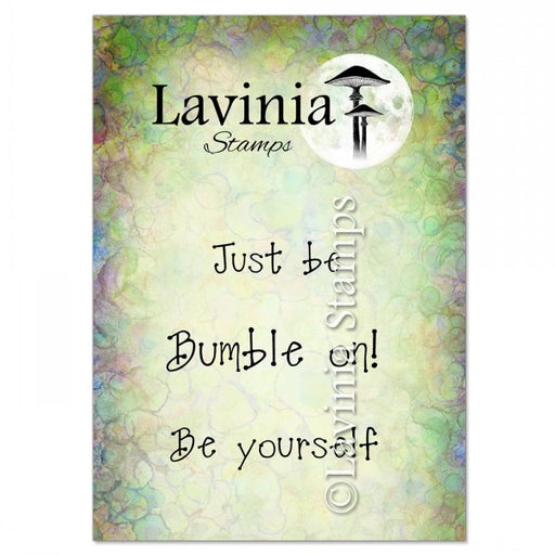 LAVINIA STAMPS  BUMBLE WORD STAMP  LAV900