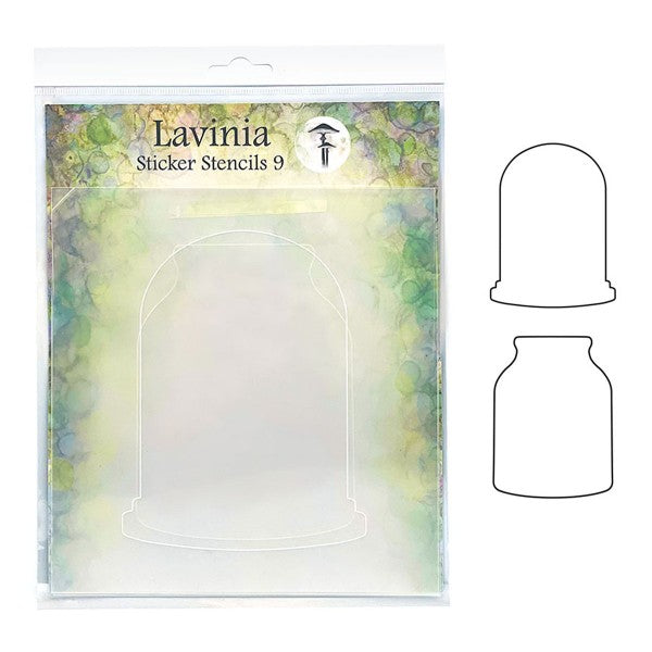 LAVINIA STAMPS STICKER STENCIL 09 - STICKERSTENCIL-9 