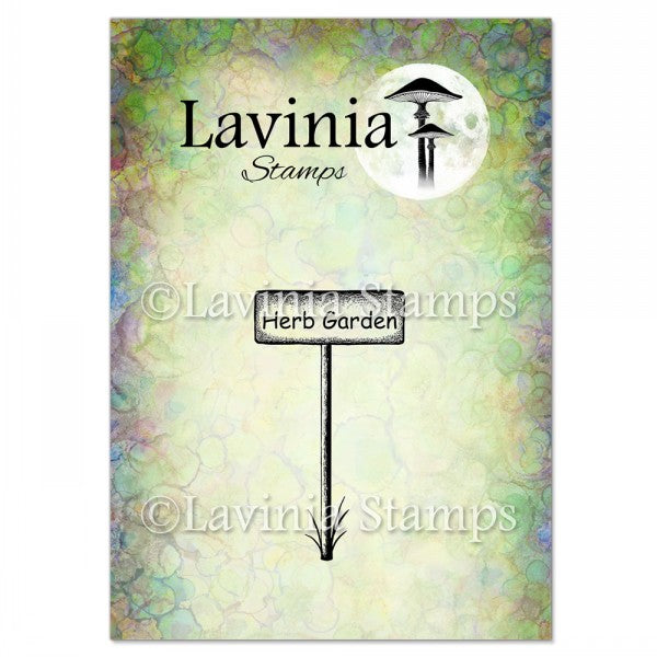 LAVINIA STAMPS  HERB GARDEN SIGN STAMP- LAV941