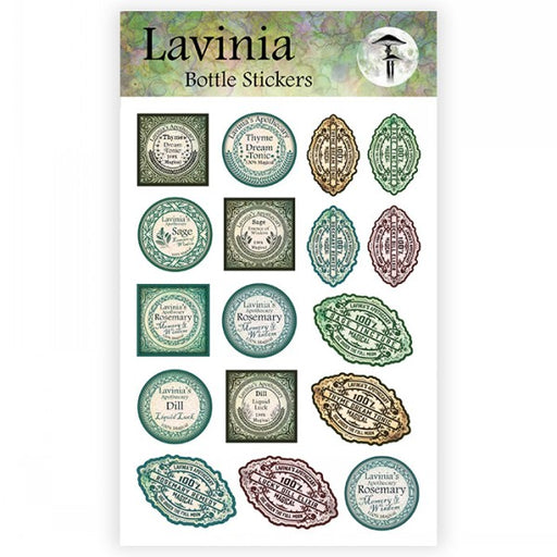 LAVINIA STAMPS BOTTLE VINTAGE STICKERS- LST008