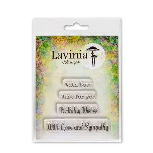 LAVINIA STAMPS HEARTFELT VERSES - LAV677