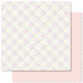 PAPER ROSE PAPER 12 X 12  PAPER EASTER TIME PLAIDS E- 31824