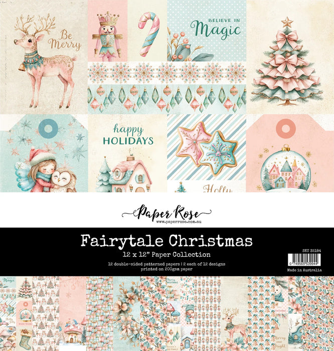 PAPER ROSE FAIRYTALE CHRISTMAS 12 X 12 PAPER COLLECTION - 35184