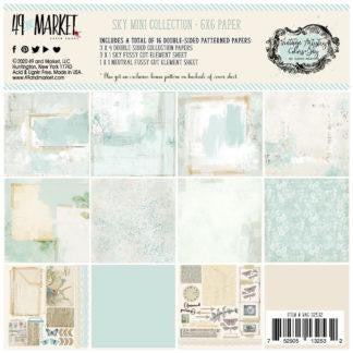 49 AND MARKET 6 X 6 PAPER PAD VINTAGE ARTISTRY SKY - VAC32532
