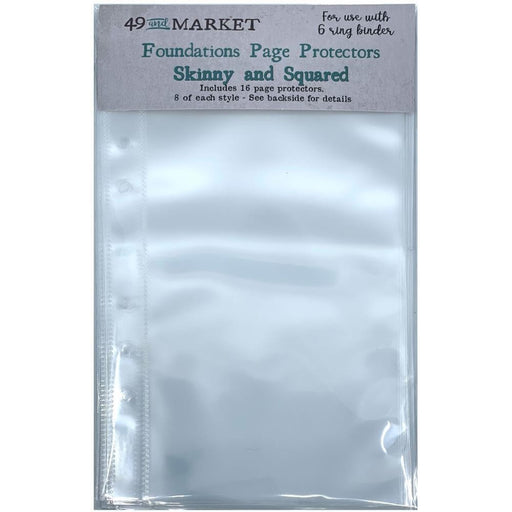 49 AND MARKET FOUNDATION PAGE PROTECTORS SKINNY & SQUARE - FA33959