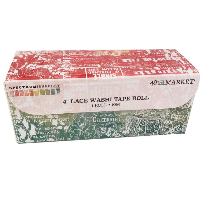 49 AND MARKET WASHI TAPE ROLL SPECTRUM SHERBET LACE - SS-36455