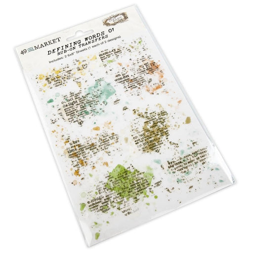 49 AND MARKET VINTAGE ARTISTRY DEFINING WORDS 01 RUB ON - VB-37537