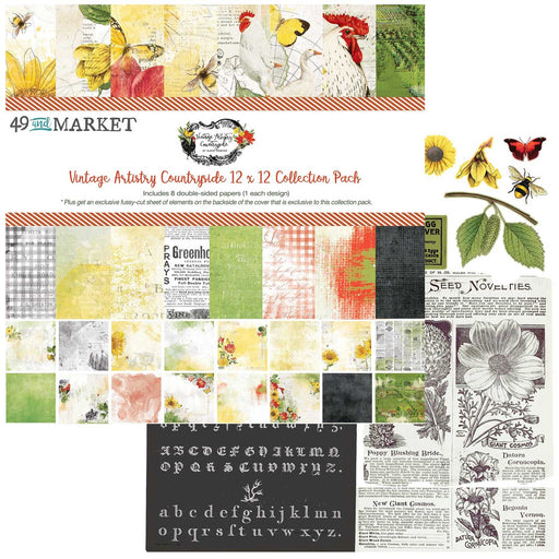 49 ANDMARKET VINTAGE ARTISTRY COUNTRYSIDE 12X 12 COLL PACK - VAC-38923