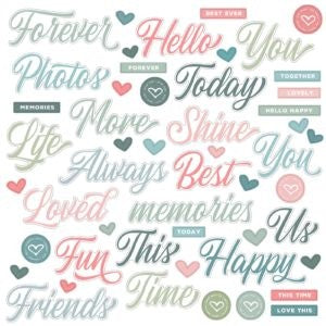 49 AND MARKET TRANQUILITY WORDS CHIPB - VAT-39760