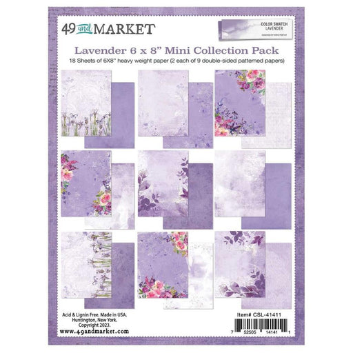 49 AND MARKET COLOR SWATCH LAVENDEDR 6 X 8 PAPER PACK - CSL-41411