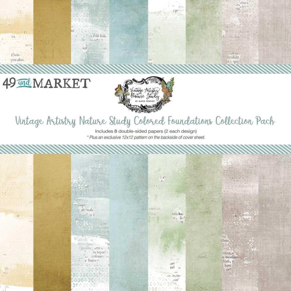 49 & MARKET VINTAGE ARTISTRY NATURE STUDY 12X12 COLL PACK CO - NS-41664