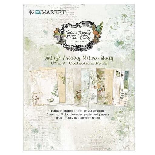 49 & MARKET VINTAGE ARTISTRY NATURE STUDY 6 X 8 PAD - NS-41688