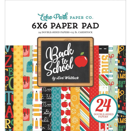 ECHO PARK 6 X 6 PAPER PAD BACK TO SCHOOL - BTS156023