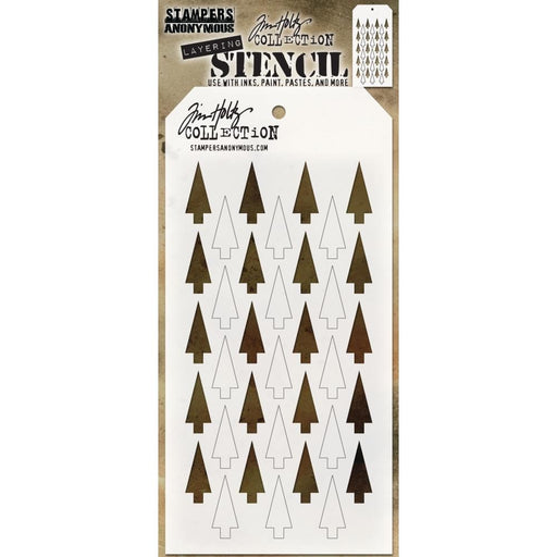 TIM HOLTZ COLLECTION LAYERING STENCIL SHIFTERS TREE - THS113