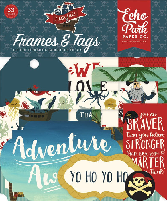 ECHO PARK PIRATE TALES EPHEMERA FRAMES AND TAGS - PTA176025