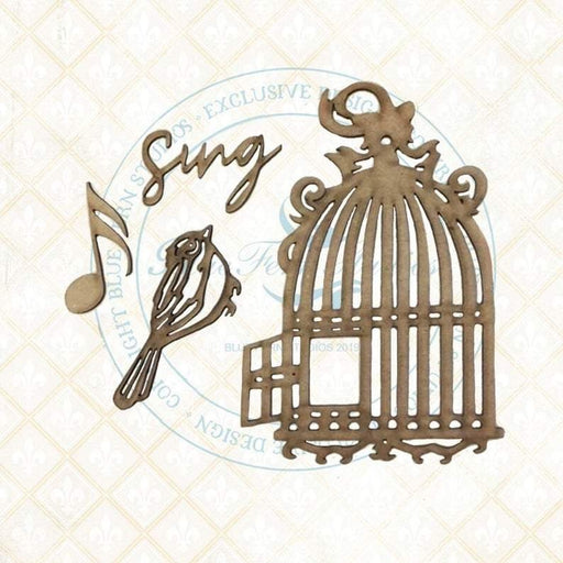 BLUEFERN STUDIO BIRD SONG CHIPBOARD BIRD SONG - BFBWCB01