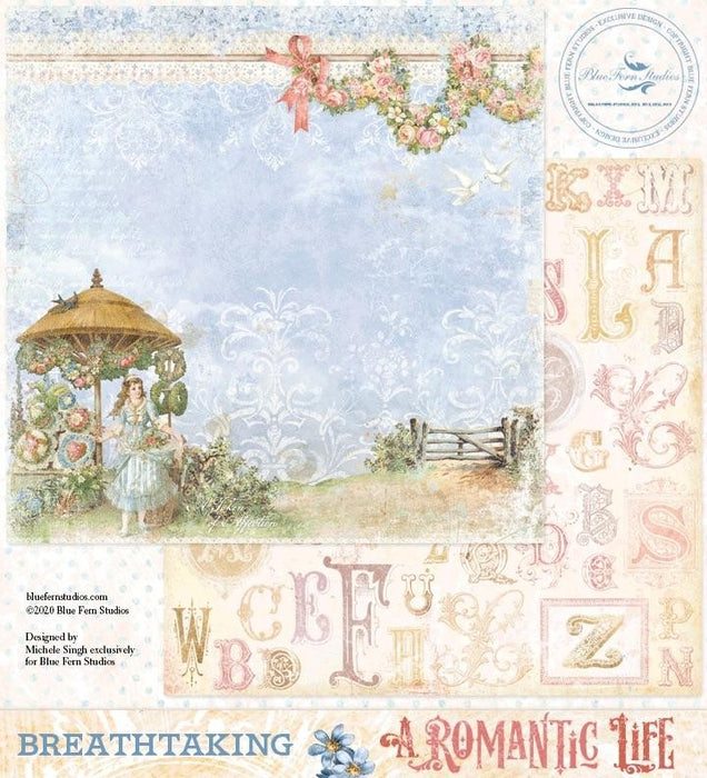 BLUEFERN STUDIO 12 X 12 PAPER ROMANTIC LIFE BREATHTAKING - BF69997