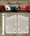 PAPER ROSE CAMBRIDGE WROUGHT IRON PANEL DIE - 23134