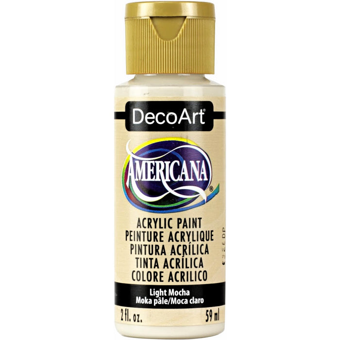 DECOART AMERICANA ACRYLIC PAINT 2OZ - LIGHT MOCHA -DA241