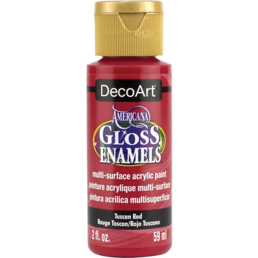 AMERICANA GLOSS ENAMELS ACRYLIC PAINT 2OZ TUSCAN RED - DAG   265