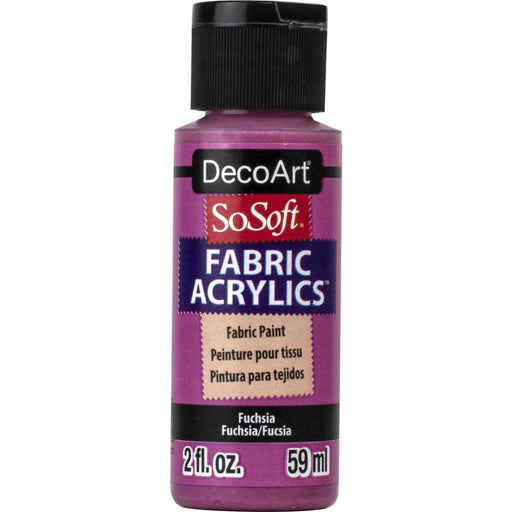 DECO ART SOSOFT FABRIC ACRYLIC PAINT FUCHSIA - DSS520
