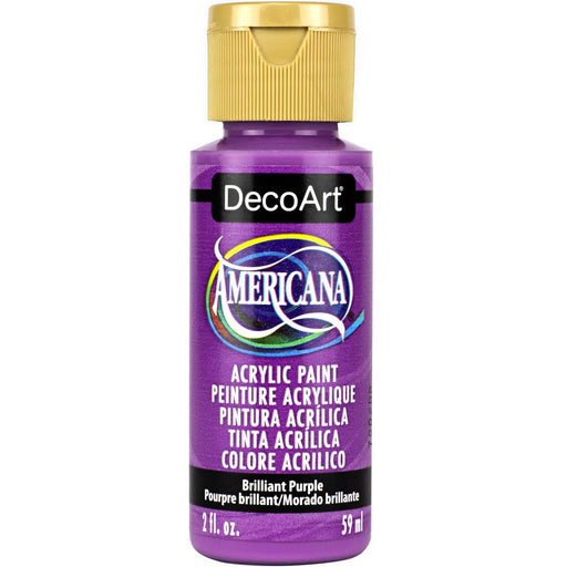 DECOART AMERICANA ACRYLIC PAINT 2OZ -BRILLIANT PURPLE -DA353