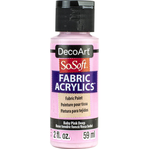 DECO ART SOSOFT FABRIC ACRYLIC PAINT BABY PINK - DSS570