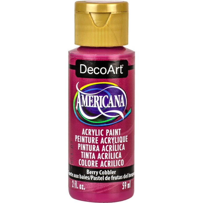 DECOART AMERICANA ACRYLIC PAINT 2OZ -BERRY COBBLER-DA370
