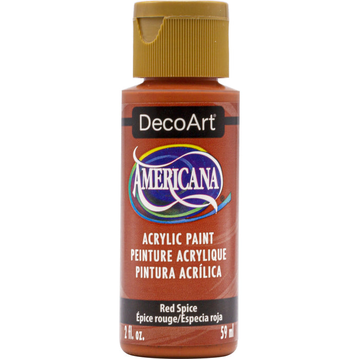 DECOART AMERICANA ACRYLIC PAINT  RED SPICE-   DA404