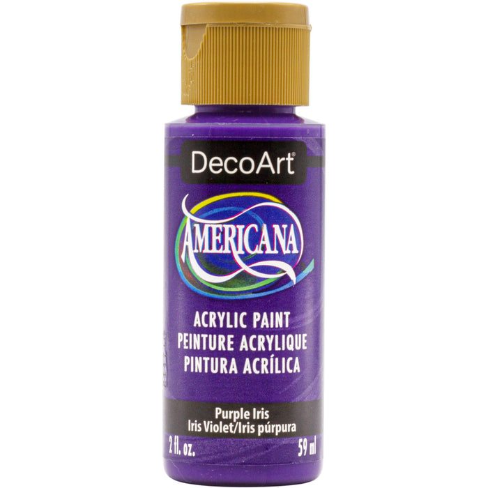 DECOART AMERICANA ACRYLIC PAINT 2OZ -PURPLE IRIS-DA412