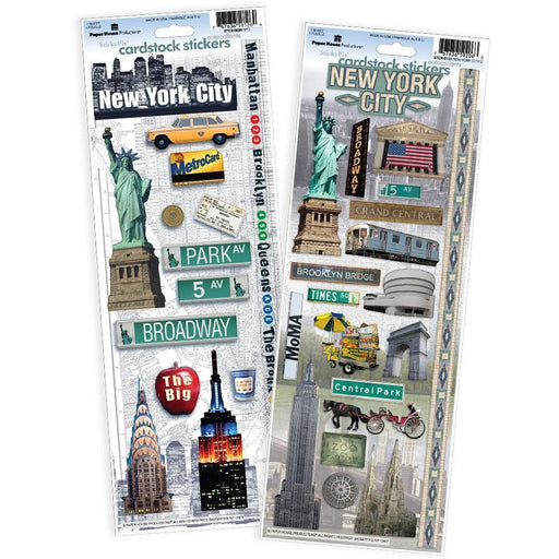 PAPER HOUSE VALUE STICKER PACK NEW YORK - STCX4000E
